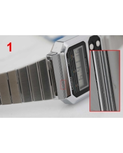 Купить Японские наручные часы Casio Vintage A100WE-1AEF-ucenka с хронографом  в E-mobi