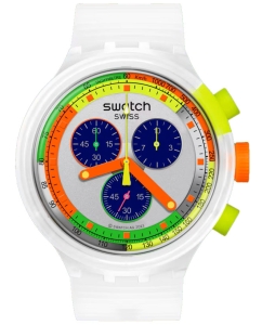 Купить Швейцарские наручные часы Swatch SB02K100 с хронографом в E-mobi
