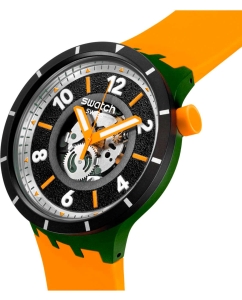 Купить Швейцарские керамические наручные часы Swatch SB03G107  в E-mobi