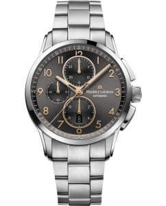 Купить Швейцарские механические наручные часы Maurice Lacroix PT6388-SS002-321-1 с хронографом в E-mobi