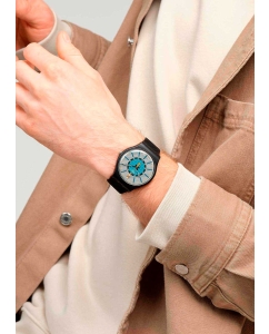 Купить Швейцарские керамические наручные часы Swatch SO32B119  в E-mobi