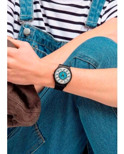 Купить Швейцарские керамические наручные часы Swatch SO32B119  в E-mobi