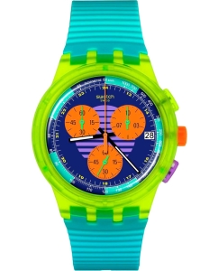 Купить Швейцарские наручные часы Swatch SUSJ404 с хронографом в E-mobi