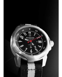 Купить Российские механические наручные часы ATTACHE MARINE-AUTO-SBLACK1  в E-mobi