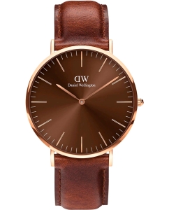 Купить Наручные часы Daniel Wellington Classic 40 St Mawes RG Amber в E-mobi