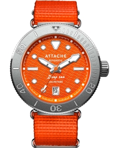 Купить Российские механические наручные часы ATTACHE DEEP-SEA-ORANGE в E-mobi