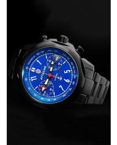 Купить Российские наручные часы ATTACHE MARINE-CHRONO-BBLUE2 с хронографом  в E-mobi