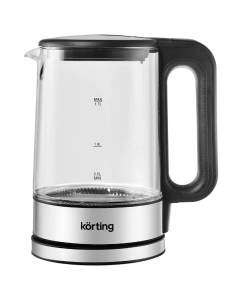 Купить Электрочайник Korting 0901 G 1,7 л серебристый в E-mobi