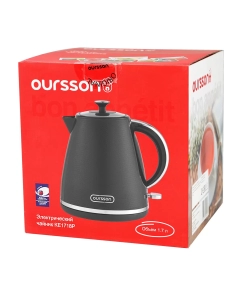 Купить Чайник электрический Oursson KE1718P 1.7 л серый  в E-mobi
