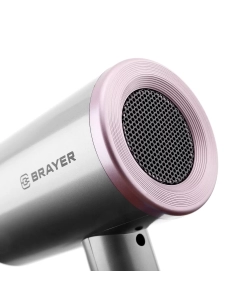 Купить Фен Brayer BR3022 1800 Вт серебристый, розовый  в E-mobi