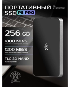 Купить Внешний SSD диск SmartBuy P5 PRO 256 ГБ (SBD256P5SU3C) в E-mobi