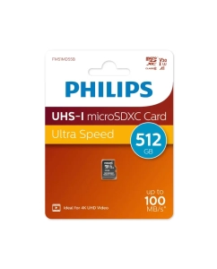Купить Карта памяти Philips Micro SD 512Гб FM (FM51MD55B/97) в E-mobi