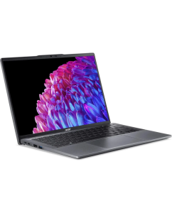 Купить Ноутбук Acer Swift Go 14 SFG14-63-R57X (NX.KTSCD.003) 14&quot;, OLED, AMD Ryzen 7 8845HS 3.8ГГц, 8 ядер, 16ГБ 1ТБ SSD, AMD Radeon, Win11H, металлик  в E-mobi