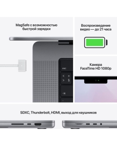 Купить Ноутбук APPLE Macbook PRO MK193RU/A M1 PRO 16&quot; 16GB/1TB SG  в E-mobi