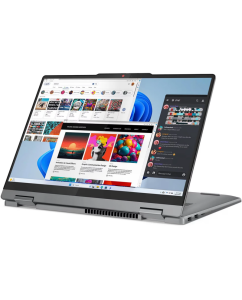 Купить Ноутбук Lenovo IdeaPad 5 2-in-1 14IRH9 (83KX0041PS) (клав.рус.грав) Luna Grey 14&quot; WUXGA (1920x1200) OLED 400nits Touch i7-13620H/16Gb/512Gb SSD/DOS  в E-mobi