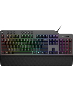 Купить Клавиатура Lenovo Legion K500 RGB,  USB, c подставкой для запястий, черный gy40t26479 в E-mobi