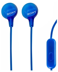 Купить Наушники Sony MDR-EX14AP синие  в E-mobi