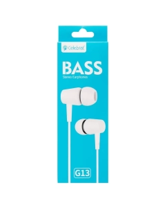 Купить Проводные наушники CELEBRAT G13 White  в E-mobi