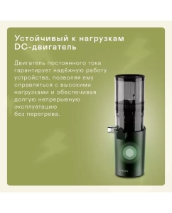 Купить Соковыжималка шнековая GARLYN J-400 900 Вт серый; черный  в E-mobi