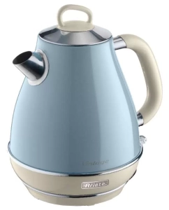 Купить Чайник электрический Ariete Vintage 1.7 л голубой в E-mobi