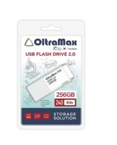 Купить Флешка OLTRAMAX OM-256GB-240-White 256 ГБ белый (80404030101) в E-mobi