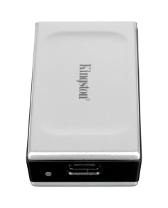 Купить Внешний SSD-накопитель 1Tb Kingston XS2000 SXS2000/1000GA (SSD) USB 3.2 серебристый  в E-mobi