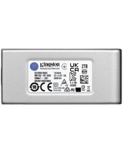 Купить Внешний SSD-накопитель 2Tb Kingston XS2000 SXS2000/2000GA (SSD) USB 3.2 серебристый  в E-mobi