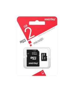 Купить Карта памяти SmartBuy MicroSD 2GB в E-mobi