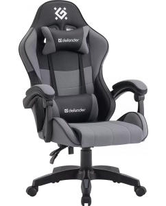 Купить Кресло Defender STRIDER BLK/GREY PU (64056)  в E-mobi