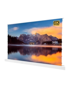 Купить Экран для проектора S-OK SFE-296x165-WH 100-- 4K напольный с электроприводом белый в E-mobi