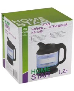 Купить Чайник электрический HomeStar HS-1056 1,2 л черный (107840)  в E-mobi