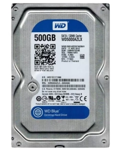 Купить Жесткий диск WD Blue 500ГБ (WD5000AZLX) в E-mobi