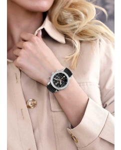 Купить Российские серебряные наручные часы NIKA 1807.2.9.54C.6 с хронографом  в E-mobi