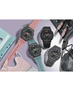 Купить Японские наручные часы Casio G-SHOCK GMA-S140-4AER с хронографом  в E-mobi