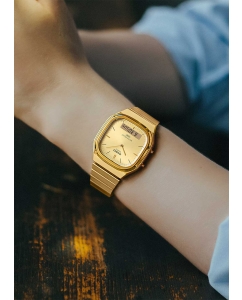 Купить Японские наручные часы Casio Vintage AQ-240EG-9A с хронографом  в E-mobi