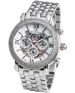 Купить Механические наручные часы Carl von Zeyten CVZ0062WHMS  в E-mobi