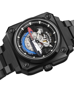 Купить Швейцарские механические керамические наручные часы ROMAGO RM113-BK-SN  в E-mobi