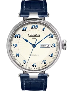 Купить Российские механические наручные часы Слава 8210936/300-8205 в E-mobi