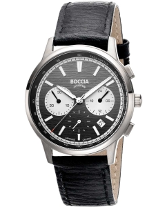 Купить Титановые наручные часы Boccia Titanium 3734-01 с хронографом в E-mobi