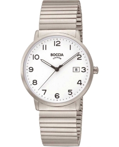 Купить Титановые наручные часы Boccia Titanium 3660-01 в E-mobi