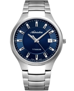 Купить Швейцарские титановые наручные часы Adriatica A8329.4115Q в E-mobi