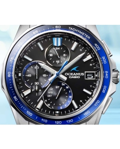 Купить Японские титановые наручные часы Casio Oceanus OCW-S7000-1A с хронографом  в E-mobi