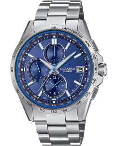 Купить Японские титановые наручные часы Casio Oceanus OCW-T2600-2A3 с хронографом в E-mobi