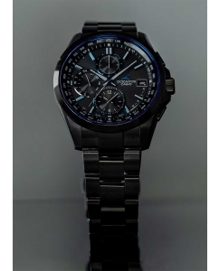 Купить Японские титановые наручные часы Casio Oceanus OCW-T2600B-1A с хронографом  в E-mobi