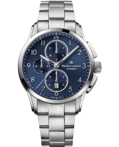 Купить Швейцарские механические наручные часы Maurice Lacroix PT6388-SS002-420-1 с хронографом в E-mobi