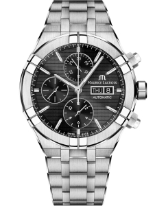 Купить Швейцарские механические наручные часы Maurice Lacroix AI6038-SS002-330-1 с хронографом в E-mobi
