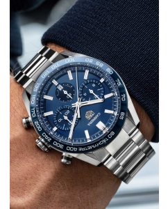 Купить Швейцарские механические наручные часы TAG Heuer Carrera CBN2A1A.BA0643 с хронографом  в E-mobi