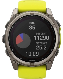 Купить Умные часы Garmin Fenix 8 Solar Sapphire Titan 010-02907-21 в E-mobi