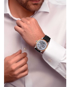 Купить Российские механические серебряные наручные часы NIKA 1378.0.19.27A.B  в E-mobi