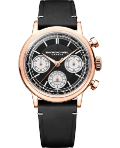 Купить Швейцарские механические наручные часы Raymond Weil 7765-PC5-20631 с хронографом в E-mobi